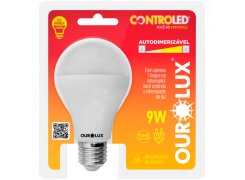 Lâmpada Controled Autodimerizavel 9W Bivolt AM2700K - Ourolux