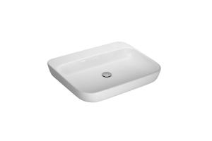 Cuba Apoio Retangular Branco Com Mesa 600X465mm L105717 - Deca