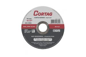 Disco De Corte Para Inox 115X1,0X22,22mm - Cortag