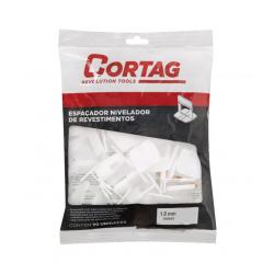 Espaçador Nivelador 1,0MM Branco 50UN - CORTAG