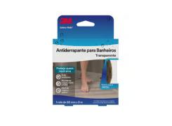 Fita Antiderrapante Para Banheiro Transparente PVC 50mmX5m - 3m