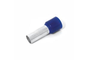 Terminal Tubular Longo Pre - Isolado 16mm Azul  