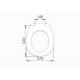 Assento Sanitário Almofadado Axis Branco - ASTRA