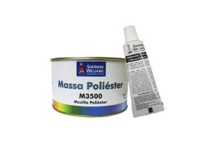 Kit Massa Poliester 750g - Lazzuril