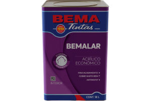 Tinta Acrilica Fosco Bemalar 18 Litros - Bema