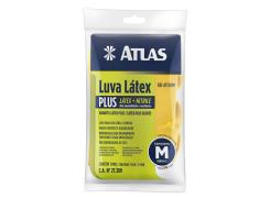 Luva Latex Plus Amarela Media - Atlas