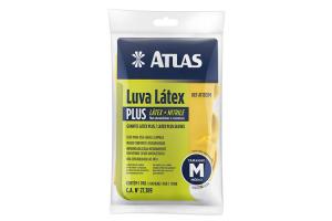 Luva Latex Plus Amarela Media - Atlas